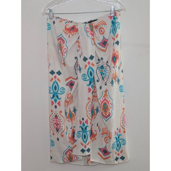 G by Giuliana High Waisted Linen Blend Sugar Washed Boho Resort Coastal 10 - Picture 2 of 11